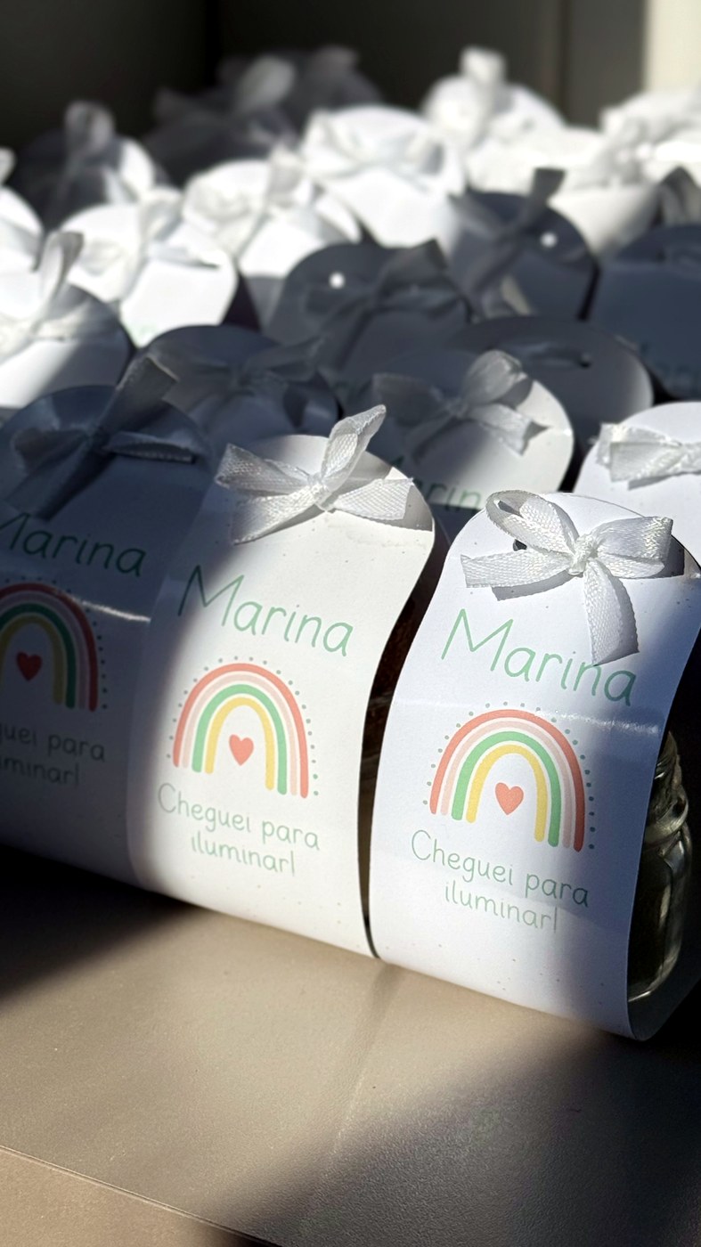 Lembranças Moon Box para chá de bebê